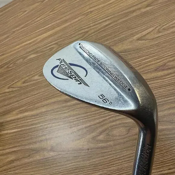 PureSpin Diamond Face Scoring Wedge SW Sand Wedge 56 degree with Steel Regular - Picture 4 of 11